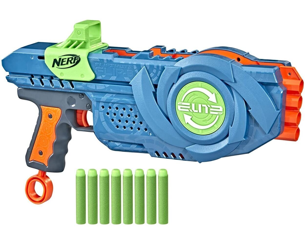 Rotaļu šautene Nerf Elite 2.0 Flipshots Flip-8, F2549 cena un informācija | Rotaļlietas zēniem | 220.lv
