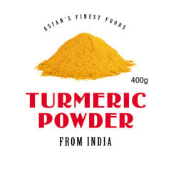 Kurkuma malta, Turmeric Powder, 400 g cena un informācija | Garšvielas, garšvielu komplekti | 220.lv