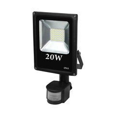 Volteno LED prožektors ar sensoru 20W cena un informācija | Lukturi | 220.lv