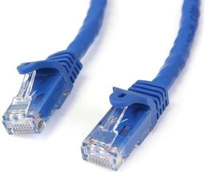 Tīkla kabelis STARTECH 1m Blue Snagless Cat6 UTP цена и информация | Kabeļi un vadi | 220.lv