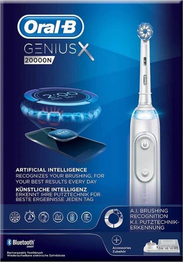 Oral-B Genius X 20000N cena un informācija | Elektriskās zobu birstes | 220.lv