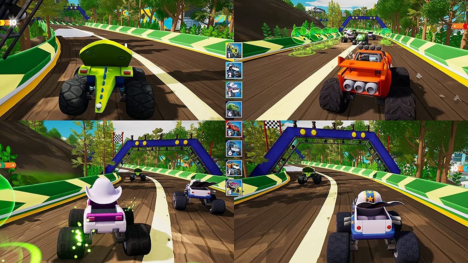 Компьютерная игра Игра Xbox One Blaze и машины-монстры: Axle City Racers  цена | 220.lv