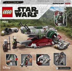 LEGO® 75312 Star Wars TM Звездолет Бобы Фетта цена и информация | Kонструкторы | 220.lv