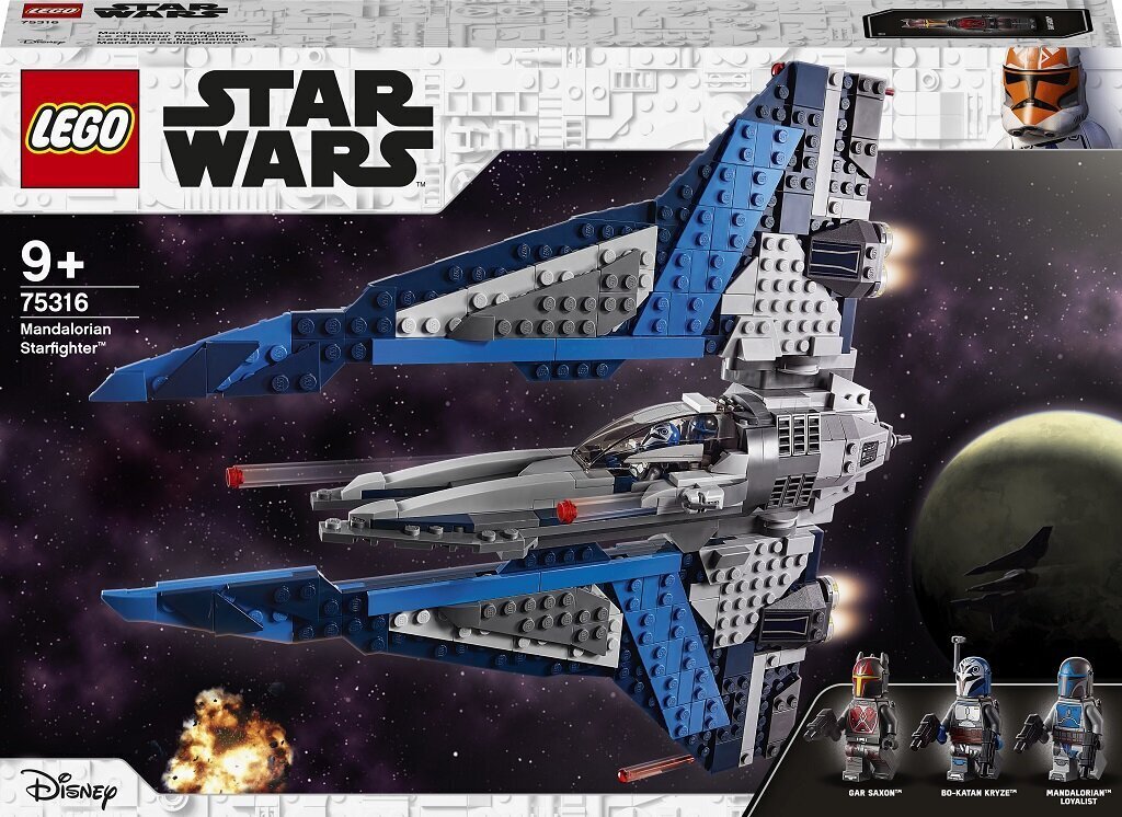 75316 LEGO® Star Wars TM Mandaloro kosmosa kuģis cena un informācija | Konstruktori | 220.lv