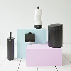 Туалетный ершик с подставкой Profile Brabantia, черный цена и информация | Аксессуары для ванной комнаты | 220.lv