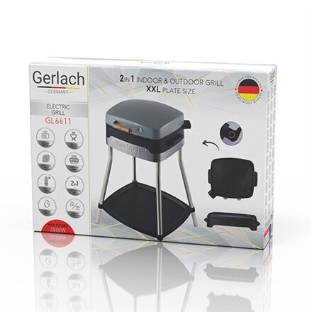 Gerlach GL 6611 цена и информация | Elektriskie grili | 220.lv