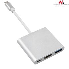 Адаптер Maclean MCTV-840, Type-C - Hdmi цена и информация | Адаптеры и USB разветвители | 220.lv