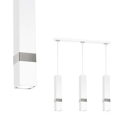 Milagro подвесной светильник Vidar White/Chrome 3 цена и информация | Люстры | 220.lv