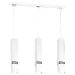 Milagro piekarināmā lampa Vidar White/Chrome 3 cena un informācija | Lustras | 220.lv