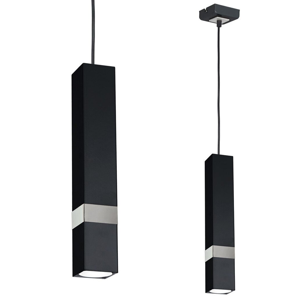 Eko-Light piekarināmā lampa Vidar Black/Chrome cena un informācija | Piekaramās lampas | 220.lv