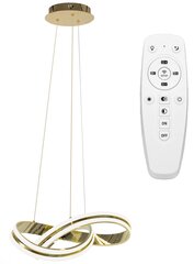 Piekarināmā lampa Modern LED ar pulti, Gold cena un informācija | Lustras | 220.lv