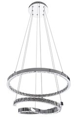 Piekaramā LED lampa ar tālvadības pulti Crystal Ring цена и информация | Люстры | 220.lv