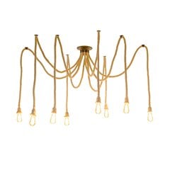 Piekaramā lampa Rope Spider 8 cena un informācija | Lustras | 220.lv