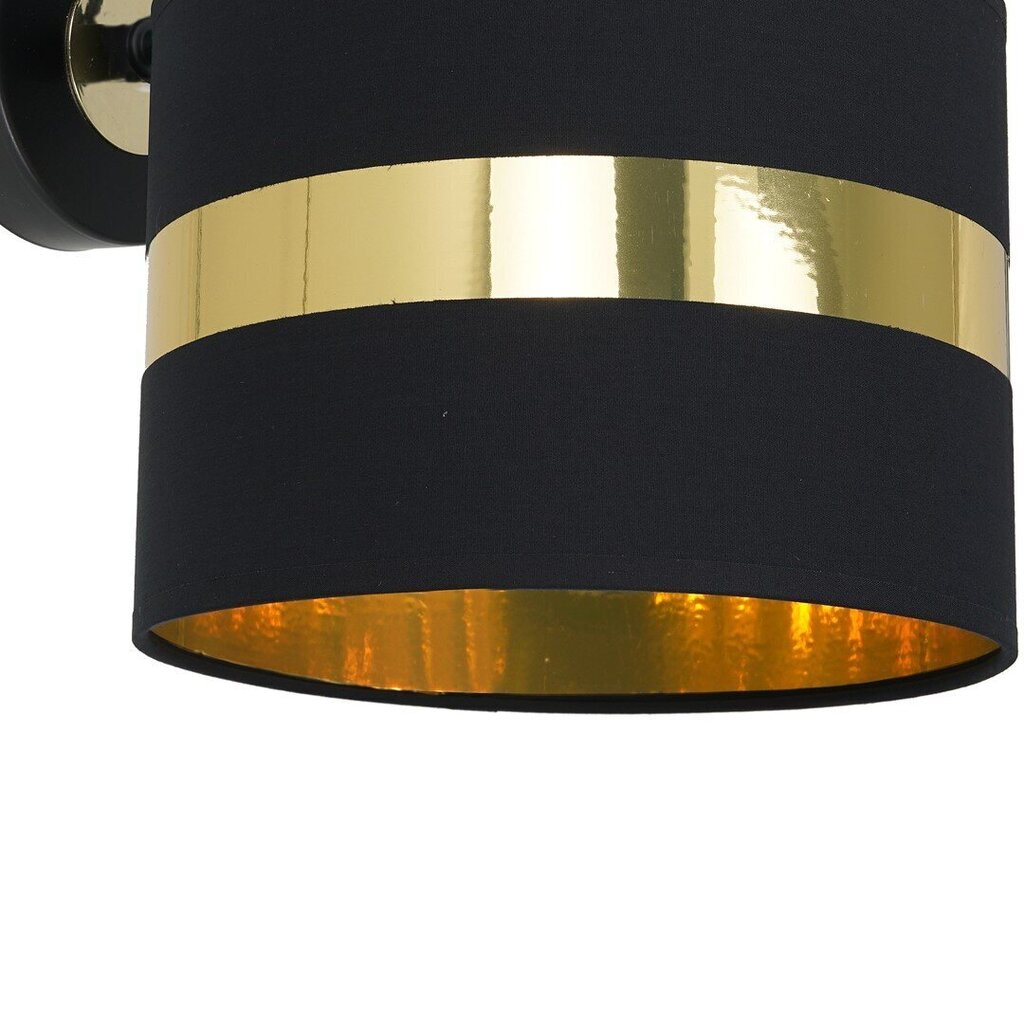 Milagro sienas lampa Palmira Black/Gold cena un informācija | Sienas lampas | 220.lv