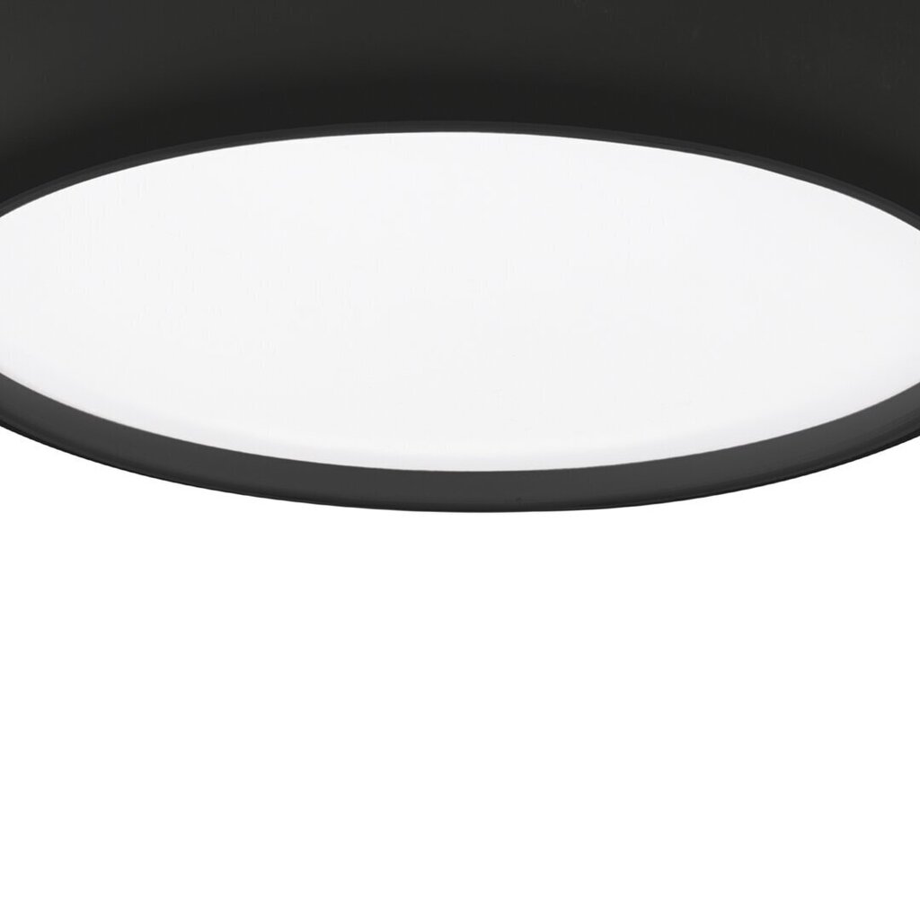Milagro griestu lampa ar tālvadības pulti Gea Black 36 W cena un informācija | Griestu lampas | 220.lv