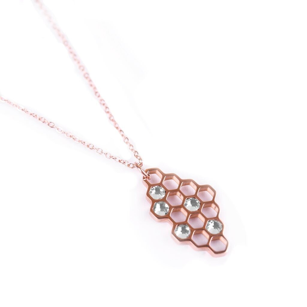 Kulons sievietēm Bee Rose Gold Necklace BFN-V-P8965 cena un informācija | Kaklarotas | 220.lv