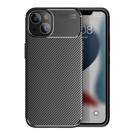 Aizmugurējais apvalks Apple iPhone 13 Pro, Hallo Carbon. Melns cena un informācija | Telefonu vāciņi, maciņi | 220.lv