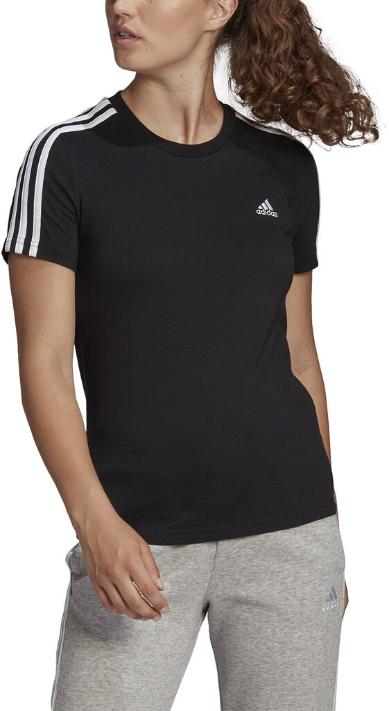 Adidas Blūze M Lin Chelsea Black GL0784/M цена и информация | T-krekli sievietēm | 220.lv