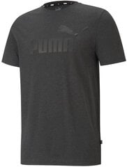 Мужская футболка Puma Ess Heather Tee Black 586736 07/4XL цена и информация | Мужская спортивная одежда | 220.lv