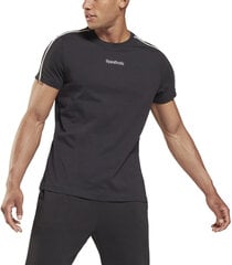 Reebok T-Krekls Te Piping Tee Black GS9317/3XL цена и информация | Мужские футболки | 220.lv