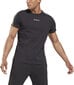 Reebok T-Krekls Te Piping Tee Black GS9317/3XL cena un informācija | Vīriešu T-krekli | 220.lv