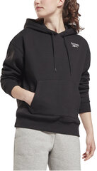 Reebok Džemperis Ri Fleece Hoody Black GS9372/S цена и информация | Женские толстовки | 220.lv