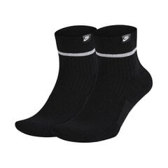 Мужские спортивные носки Nike Sneaker Essential Ankle SX7167 010, 2 пары, черные цена и информация | Мужские носки | 220.lv