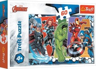 TREFL Puzle Avengers, 60 gab цена и информация | Пазлы | 220.lv