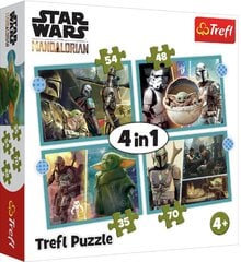4 puzļu komplekts „Mandalorian“ Trefl cena un informācija | Puzles, 3D puzles | 220.lv