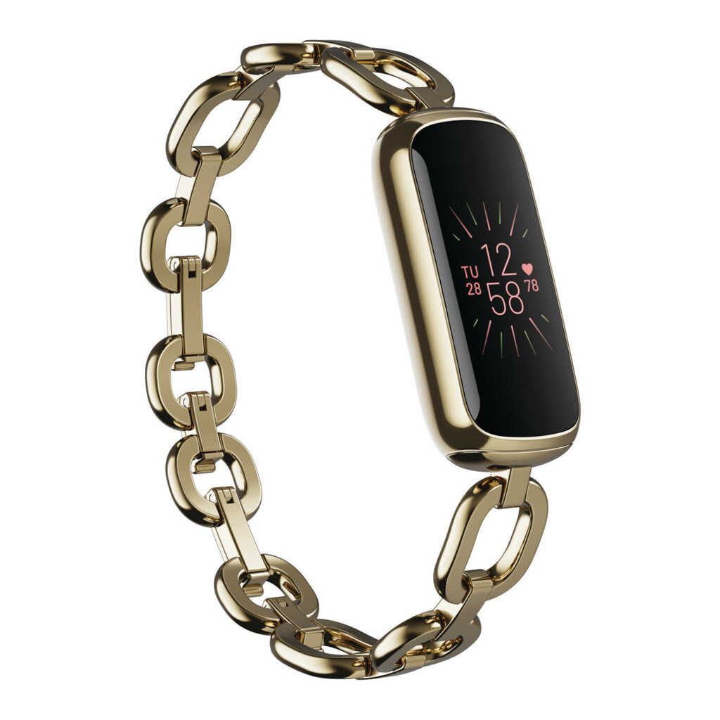 Fitbit Luxe, Soft Gold/Peony cena un informācija | Fitnesa aproces | 220.lv