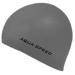 Шапочка для плавания Aqua speed, серебристая цена и информация | Шапочки для плавания | 220.lv