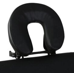 Стол массажный 2-х зонный складной - черный, VANGALOO цена и информация | Аксессуары для массажа | 220.lv