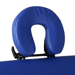 Стол массажный 2-х зонный складной - синий VANGALOO цена и информация | Аксессуары для массажа | 220.lv