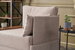Stūra krēsls Kalune Design, smilškrāsas cena un informācija | Atpūtas krēsli | 220.lv