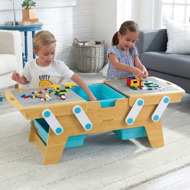 Spēļu galds bērniem KidKraft Play N Store цена и информация | Bērnu krēsliņi un bērnu galdiņi | 220.lv