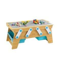 Spēļu galds bērniem KidKraft Play N Store cena un informācija | Bērnu krēsliņi un bērnu galdiņi | 220.lv