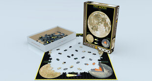 Puzle Eurographics, 6000-1007, The Moon, 1000 gab. cena un informācija | Puzles, 3D puzles | 220.lv