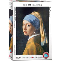 Пазл Eurographics, 6000-5158, Girl with the Pearl Earring, 1000 шт. цена и информация | Пазлы | 220.lv