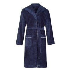 Vīriešu halāts ar kapuci BOX, tumši zils cena un informācija | Vīriešu halāti, pidžamas | 220.lv