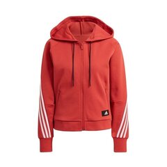 Женский джемпер Adidas Wrapped 3-Stripes W GJ5418, красный цена и информация | Женские толстовки | 220.lv