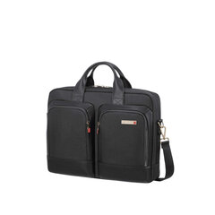 Samsonite Safton 15,6" datorsoma, melna цена и информация | Рюкзаки, сумки, чехлы для компьютеров | 220.lv