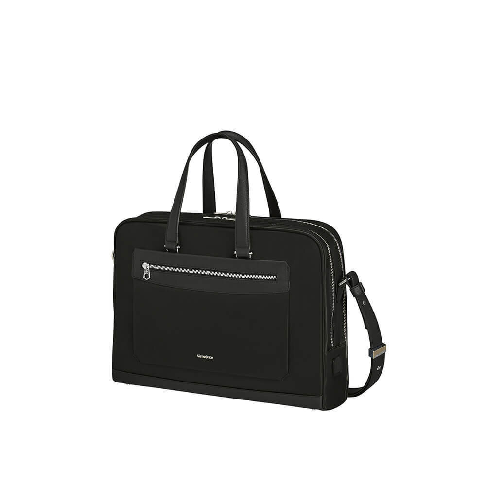 SAMSONITE datorsoma ZALIA 2.0 15,6", melna cena un informācija | Somas portatīvajiem datoriem | 220.lv