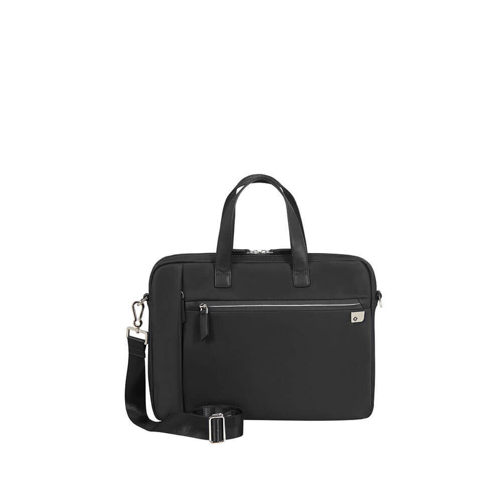 SAMSONITE datorsoma ECOWAVE 15" slim, melna cena un informācija | Somas portatīvajiem datoriem | 220.lv