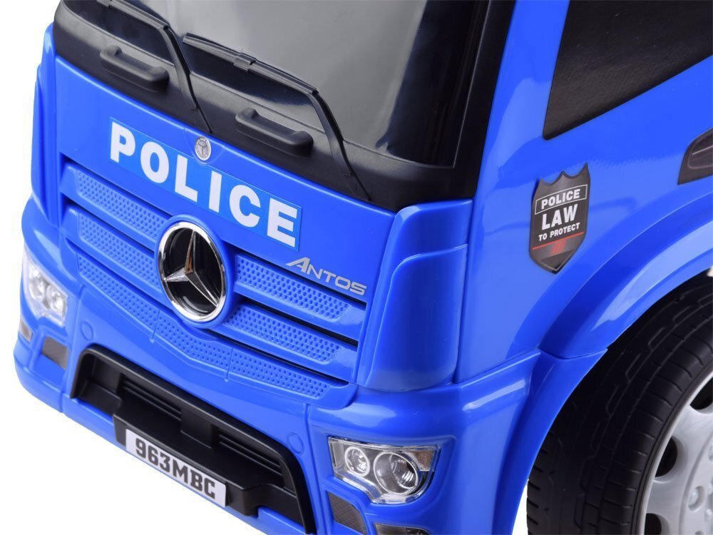 Stumjamā mašīna Mercedes Police zila cena un informācija | Rotaļlietas zīdaiņiem | 220.lv