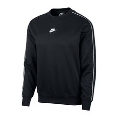 Džemperis vīriešiem Nike NSW Repeat Crew M CZ7824-010, melns цена и информация | Мужская спортивная одежда | 220.lv