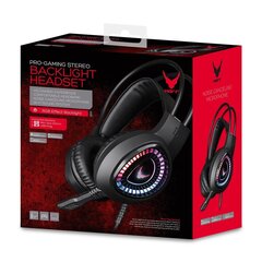 Игровые наушники стерео с микрофоном Varr VH8010L Lite Gaming RGB Headset / 3.5 мм/ USB Audio вход / черный цена и информация | Наушники | 220.lv