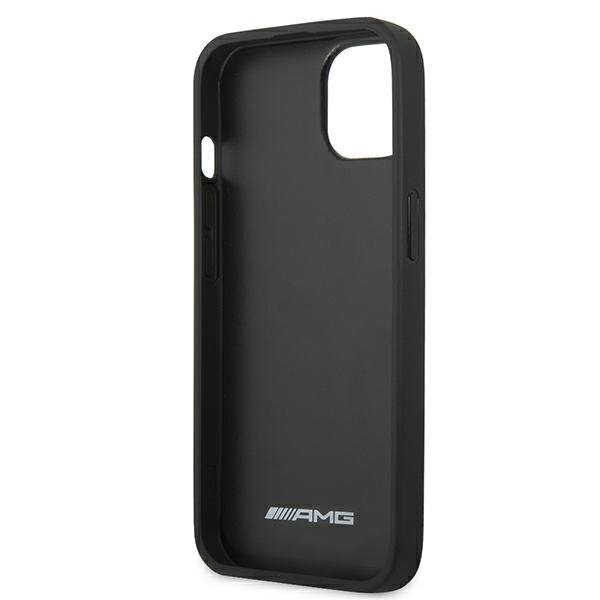 AMG AMHCP13LDOLBK Back Case Aizmugurējais Ādas Apvalks Telefonam Apple iPhone 13 Melns cena un informācija | Telefonu vāciņi, maciņi | 220.lv