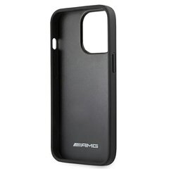 Кожаный чехол AMG AMHCP13LDOLBK Back Case для Apple iPhone 13 / 13 Pro, черный цена и информация | Чехлы для телефонов | 220.lv