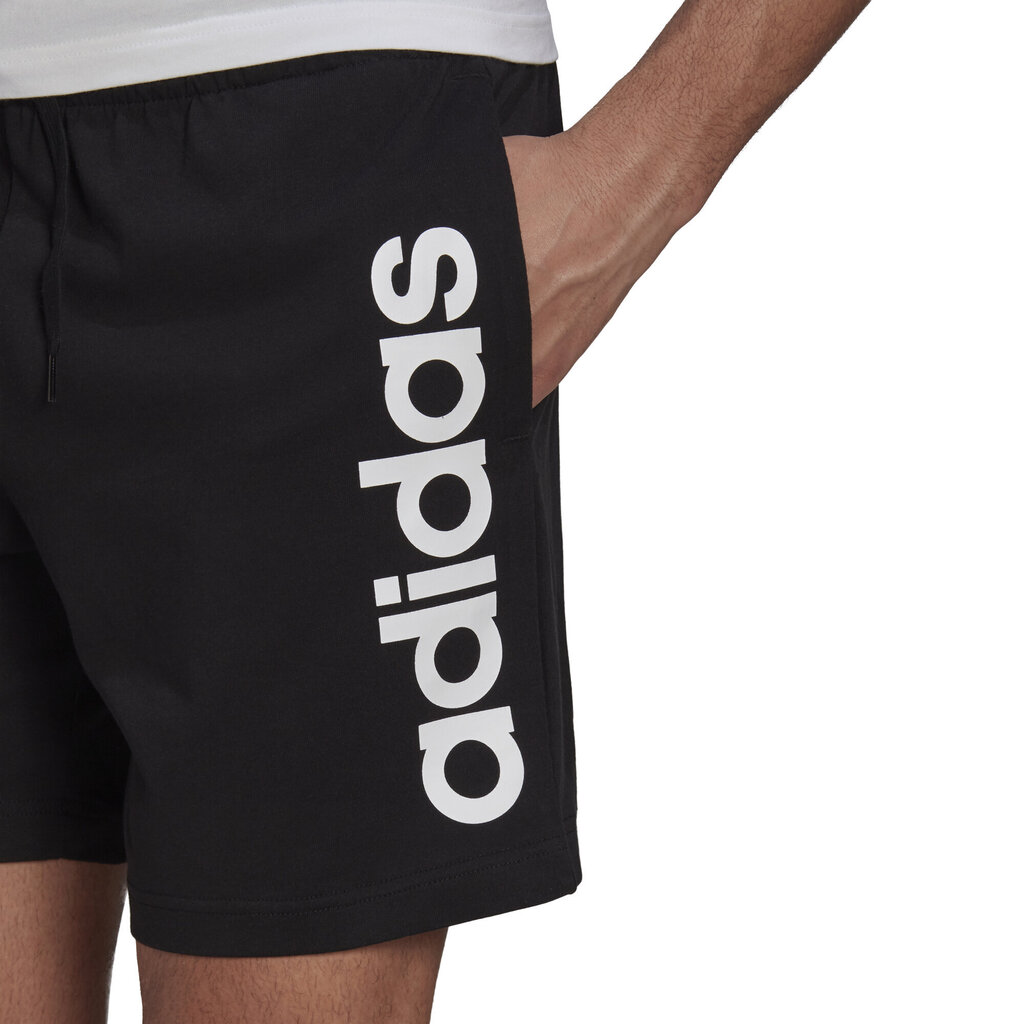 Adidas Šorti M Lin Short Black GK9604/L cena un informācija | Vīriešu šorti | 220.lv