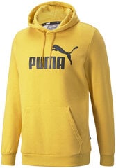 Puma Džemperis Ess Heather Hoodie Yellow 586739 37/L cena un informācija | Vīriešu jakas | 220.lv